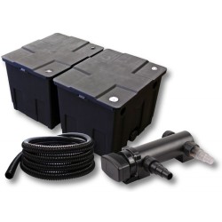 SunSun CBF 350B lampisuodatinsetti 60000 l CUV 318 UV C selkeytin 18 W ja 5 m letku 25 mm