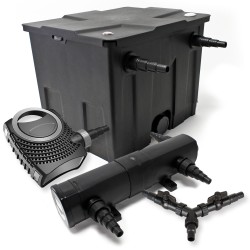 SunSun Lampisuodatinsetti CBF 350 12000 l CTF 8000 pumppu 8000 l h CUV 224 UVC kirkastin 24 W Y jakaja