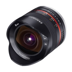 Samyang MF 8mm f 2 8 Fisheye II objektiivi Fuji X 180 kuvakulma APS C