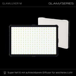GLAMSERIES GlamLuxer M LED-paneeli kauneudenhoitoon, musta