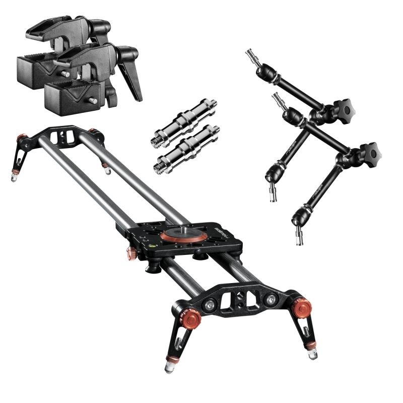Walimex pro hiilikuitu-videoslideri 100 cm tukisetti
