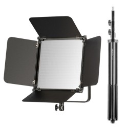 Walimex pro LED Niova 100 F Pro 100 W Bi Color LED paneelivalaisin ja WT 806 jalusta studio ja videovalo