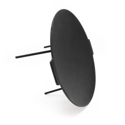 Valurautainen grillilevy pyöreä Ø44 cm, korkeus 23 cm, kolmijalkainen