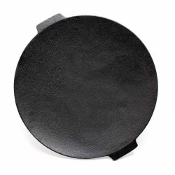 Valurautainen grillilevy pyöreä Ø44 cm, korkeus 23 cm, kolmijalkainen