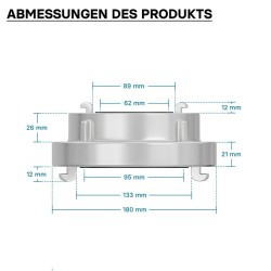 Storz sovitin A 110 B 75 alumiini