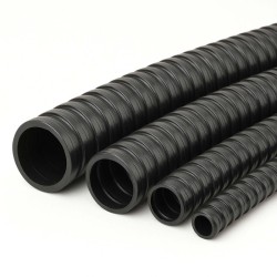 Lampiletku spiraaliletku 19 mm, 25 m, musta, imu- ja paineletku