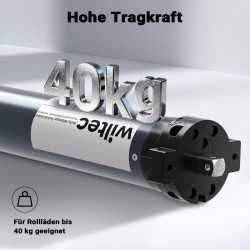 Rullasuojamoottori 156 W 20 Nm IP44 SW60 60 mm