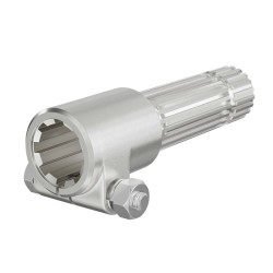Voimanottoakselin holkki 160 mm 8 32x38x6 Z21 21 hammasta AISI 1045 teräs