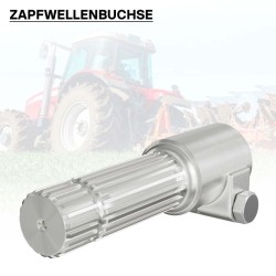 Voimanottoakselin holkki 160 mm, 8-32x38x6, Z21 21 hammasta, AISI 1045 -teräs