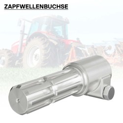 Voimanottoakselin (PTO) adapteriholkki 160 mm 8-32x38x6 / 8-32x38x6 traktoriin