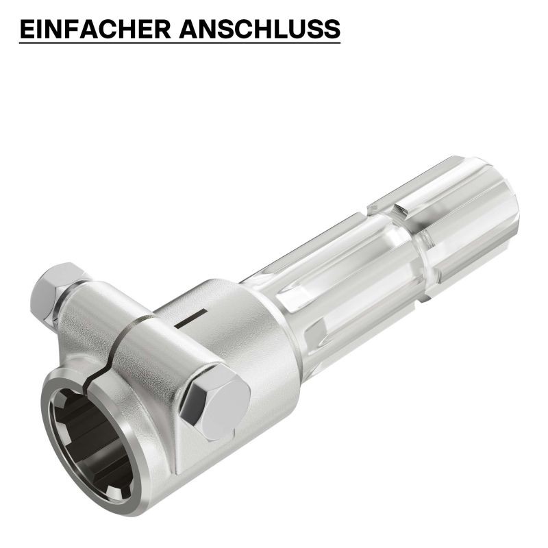 Voimanottoakselin (PTO) adapteriholkki 160 mm 8-32x38x6 / 8-32x38x6 traktoriin