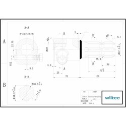 Voimanottoakselin adapteriholkki 175 mm 8 32x38x6 6 hammasta AISI 1045 teräs