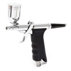 Airbrush-pistooli LN-116K Double Action, suutin 0,3 mm, 2 maalikuppia