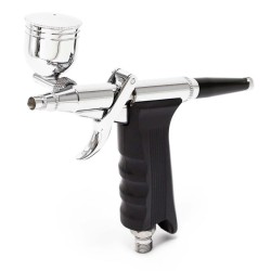 Airbrush-pistooli LN-116K Double Action, suutin 0,3 mm, 2 maalikuppia