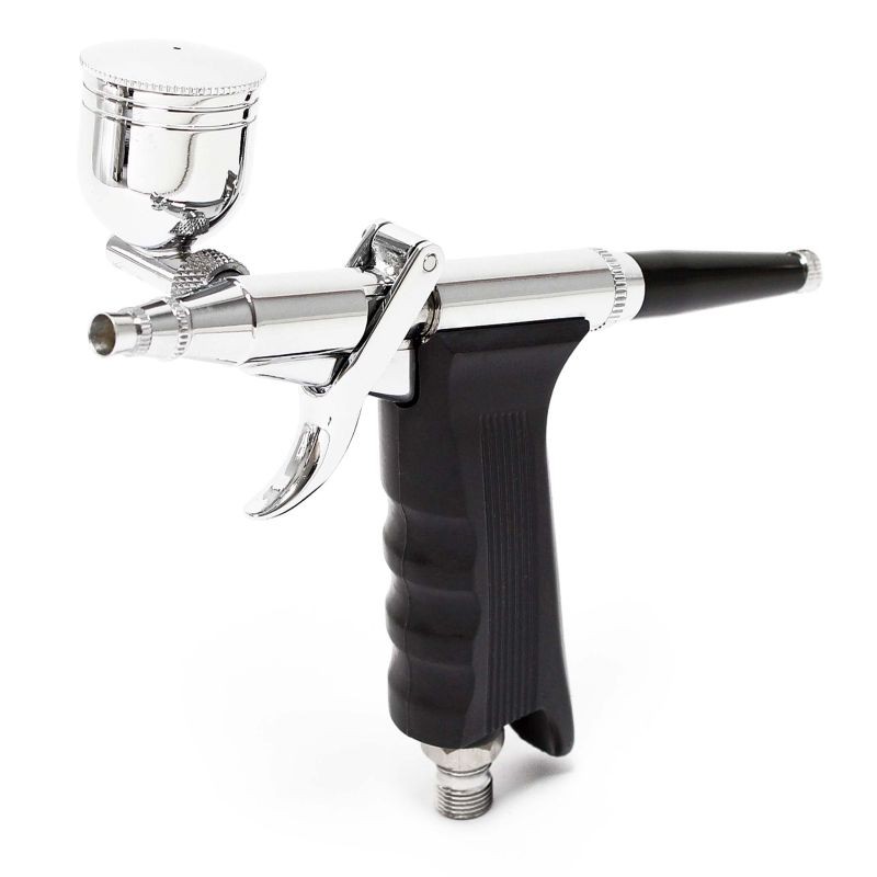 Airbrush-pistooli LN-116K Double Action, suutin 0,3 mm, 2 maalikuppia