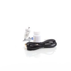 Air Eraser minihiekkapuhalluspistooli ja puhallusaine, 0,5 mm suutin, 15 ml säiliö