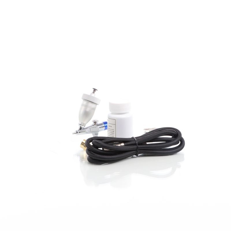 Air Eraser minihiekkapuhalluspistooli ja puhallusaine, 0,5 mm suutin, 15 ml säiliö