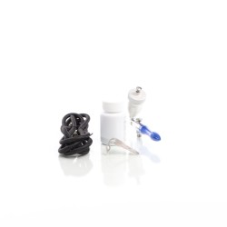 Air Eraser minihiekkapuhalluspistooli ja puhallusaine, 0,5 mm suutin, 15 ml säiliö