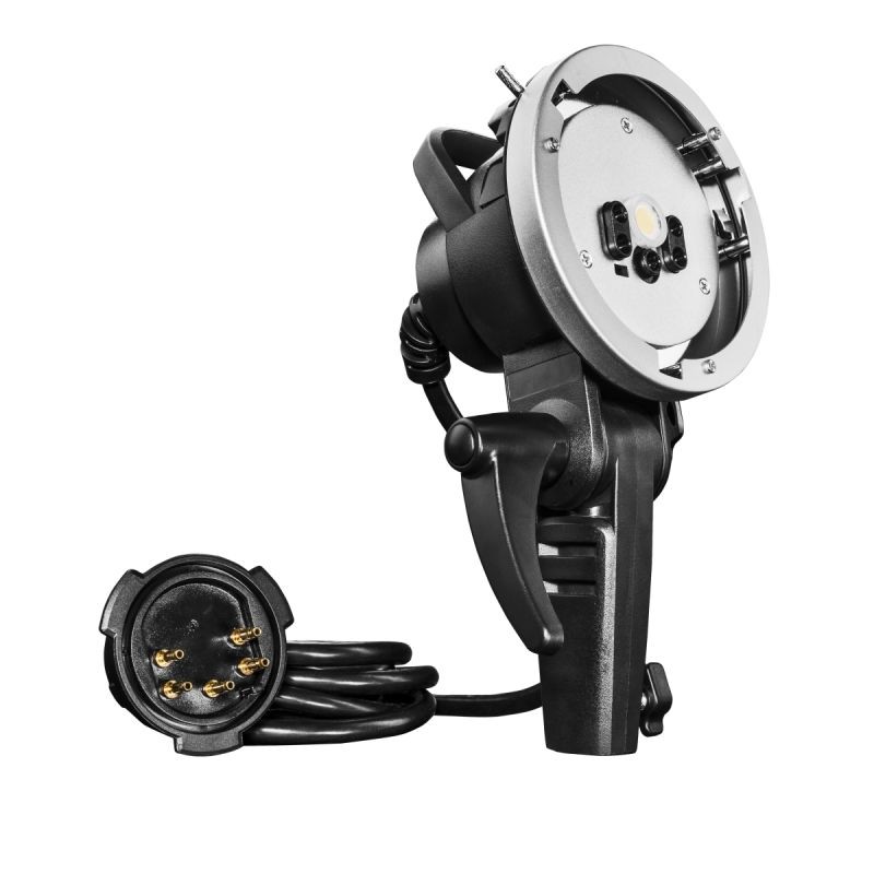 Walimex pro H600 -käsikahva Flash2Go-akkusalamaan, Bowens-bajonetti, yhteensopiva Godox AD600B:n kanssa