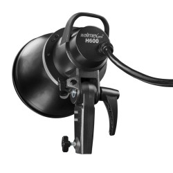 Walimex pro H600 -käsikahva Flash2Go-akkusalamaan, Bowens-bajonetti, yhteensopiva Godox AD600B:n kanssa