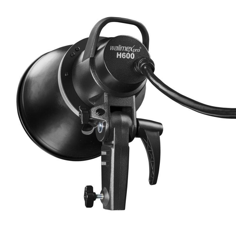 Walimex pro H600 -käsikahva Flash2Go-akkusalamaan, Bowens-bajonetti, yhteensopiva Godox AD600B:n kanssa