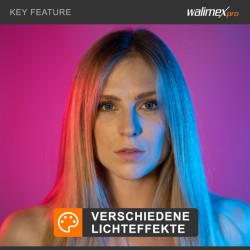 Walimex pro Rainbow LED RGB -valotanko 18 W, Bi-Color, sovellusohjattava studiovalo