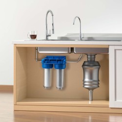 Naturewater NW-BR10B3 2-vaiheinen vedenpuhdistinjärjestelmä, 5 µm, 20,67 mm, Ø 62 mm PP-patruuna
