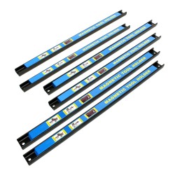 Magneettinen työkaluteline 6 kpl 46 cm hiiliteräs sininen