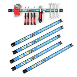 Magneettinen työkaluteline 6 kpl, 46 cm, hiiliteräs, sininen