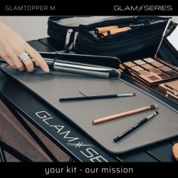GlamSeries GlamTopper M lämmönkestävä silikonimatto 45 x 20 x 0,5 cm, harmaa
