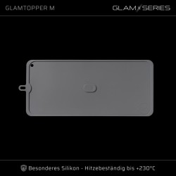 GlamSeries GlamTopper M lämmönkestävä silikonimatto 45 x 20 x 0,5 cm, harmaa