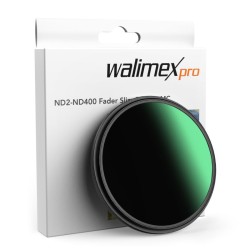 Walimex pro ND2-ND400 55 mm muuttuvan tiheyden suodatin, 9 aukkovaihetta, Slim