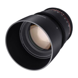 Samyang 85 mm f 1 5 Video DSLR II MFT objektiivi manuaalinen tarkennus musta