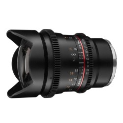 Samyang VDSLR MF 16mm T2,6 ED AS UMC cine-objektiivi Sony E, täyskenno ja APS-C