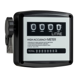 Kaksinkertainen polttoainemittari dieselille ja lämmitysöljylle 20-120 l/min 3,5 bar 32 mm 1 % tarkkuus