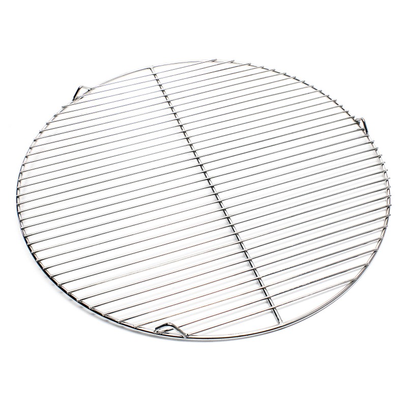 Pyöreä grilliritilä 55 cm, ruostumaton teräs, hiili-, kaasu- ja heilurigrilleihin