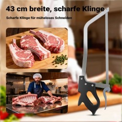 XL Luusaha 43 cm, ruostumaton teräs, ammattikäyttöön