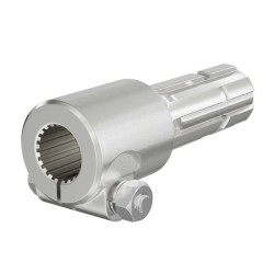 Voimanottoakselin adapteriholkki 175 mm 21 ura 6 hammas AISI 1045 teräs