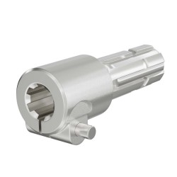 Voimanottoakselin adapteriholkki 175 mm, 6-hammasinen, AISI 1045 -teräs