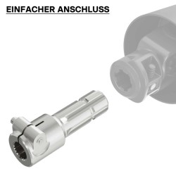 Traktorin voimanottoakselin adapteriholkki 175 mm, 21 hammasta - 6 hammasta, AISI 1045 -teräs