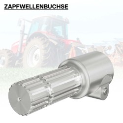 PTO-adapteriholkki 175 mm, 21 hammasta / 20 hammasta, AISI 1045 teräs, traktori