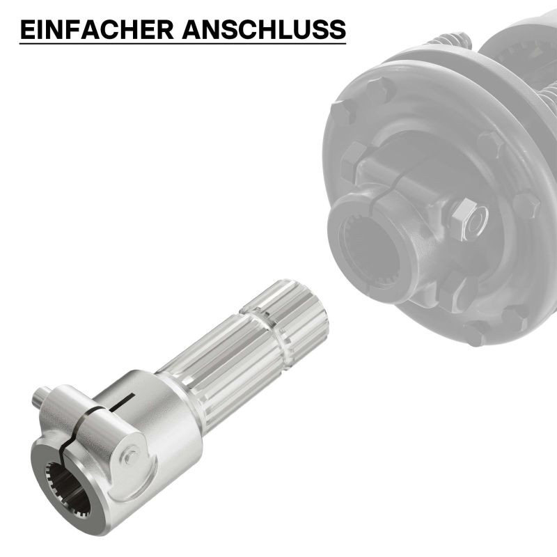 PTO-adapteriholkki 175 mm, 21 hammasta / 20 hammasta, AISI 1045 teräs, traktori