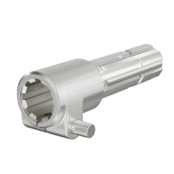 Voimanottoakselin adapteriholkki 175 mm kiilavarsi 8 32x38x6 6 hammasta traktori
