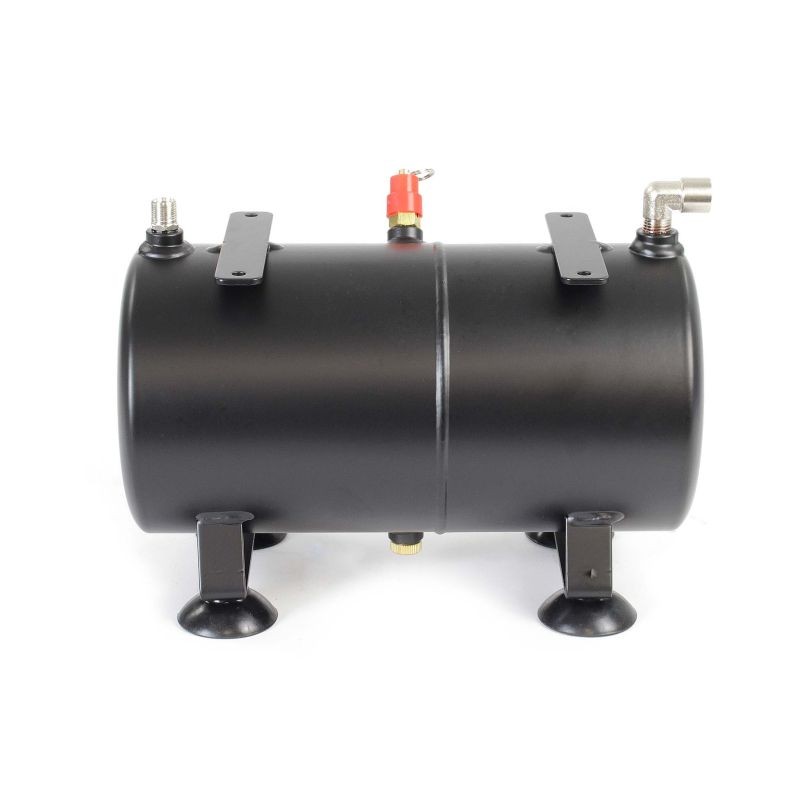 Painesäiliö AS189-airbrush-kompressorille, 3 l, musta, hiiliteräs