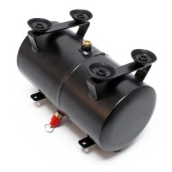 Painesäiliö airbrush-kompressorille AS186, 3 l, 4 bar, musta