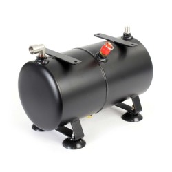 Painesäiliö airbrush-kompressorille AS186, 3 l, 4 bar, musta