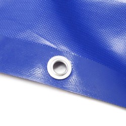 Perävaunupeite, sininen, 257,5 x 134,5 x 5 cm, PVC, sisältää kiristysköyden