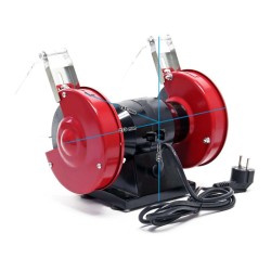 Pöytahiomakone 120 W, 2x 125 mm hiomalaikkaa, 2950 /min, hiomiseen ja teroitukseen