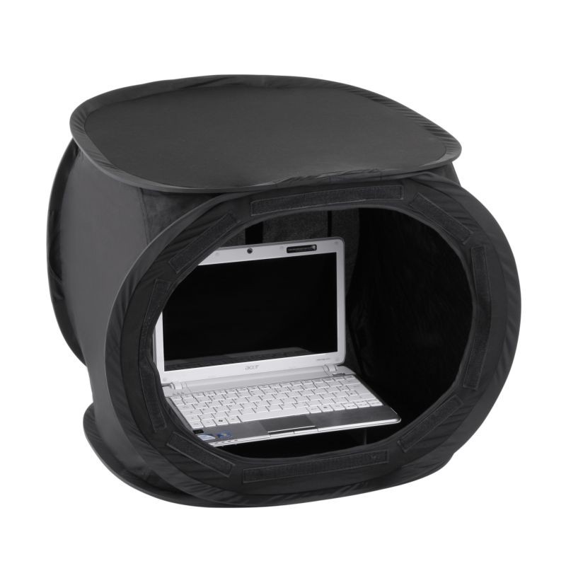 Walimex Pop-Up-suojateltta kannettavalle tietokoneelle 50 x 50 x 50 cm, musta