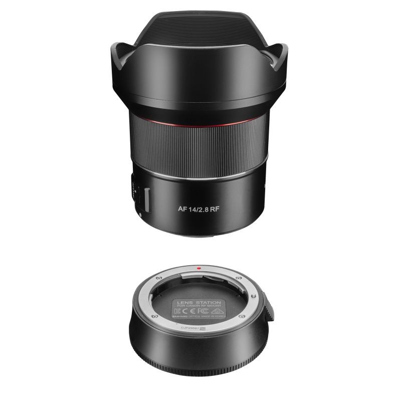 Samyang Lens Station -päivitysasema Canon RF -automaattitarkennusobjektiiveille, musta